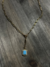 Load image into Gallery viewer, Blue stone necklace
