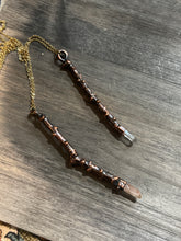 Load image into Gallery viewer, Quartz wand necklace
