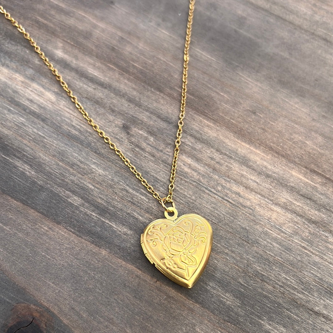 Heart Locket necklace ￼