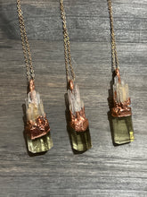 Load image into Gallery viewer, Quartz + citrine Castle necklace
