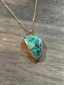 chrysocolla necklace