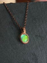 Load image into Gallery viewer, Aura quartz electroformed necklace
