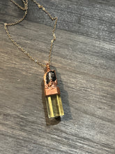 Load image into Gallery viewer, Tourmaline + citrine necklace
