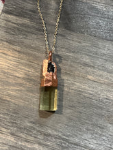 Load image into Gallery viewer, Tourmaline + citrine necklace
