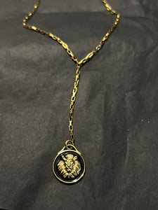 Lion drop necklace