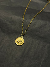 Load image into Gallery viewer, Small  eye medallion necklace
