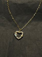 Load image into Gallery viewer, Opalite Heart necklace
