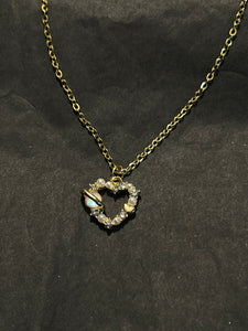 Opalite Heart necklace