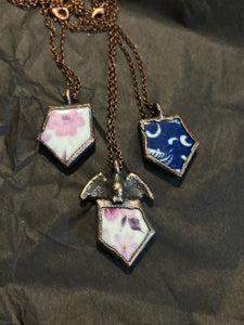 Ceramic electroformed necklace