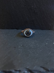 Brown Eye ring size 4