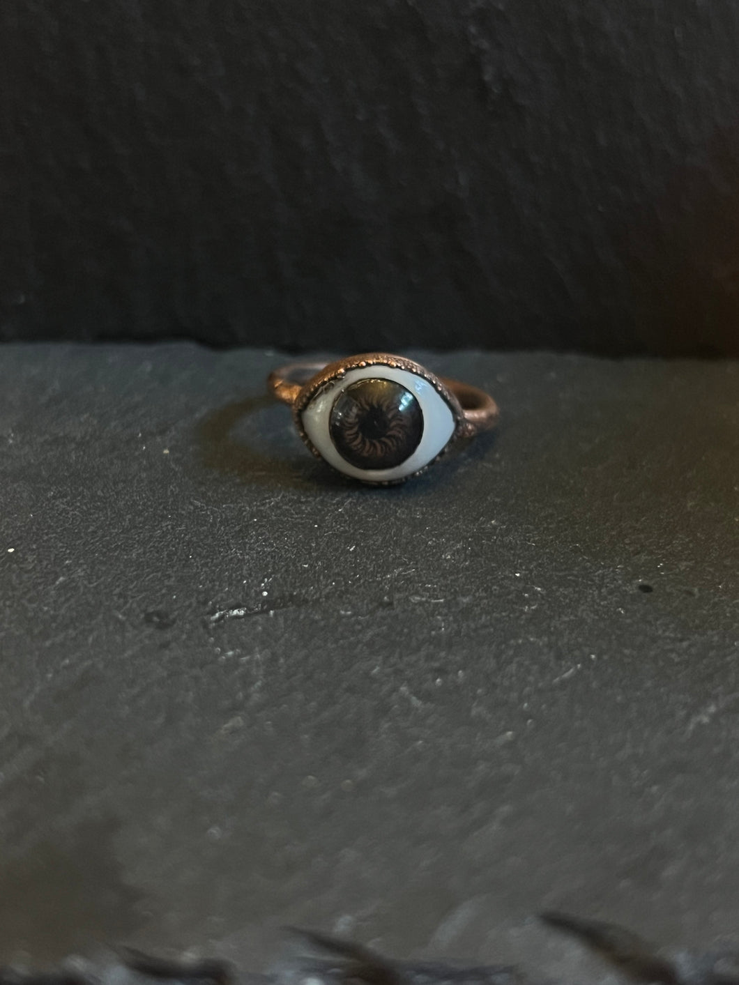 Brown Eye ring size 7