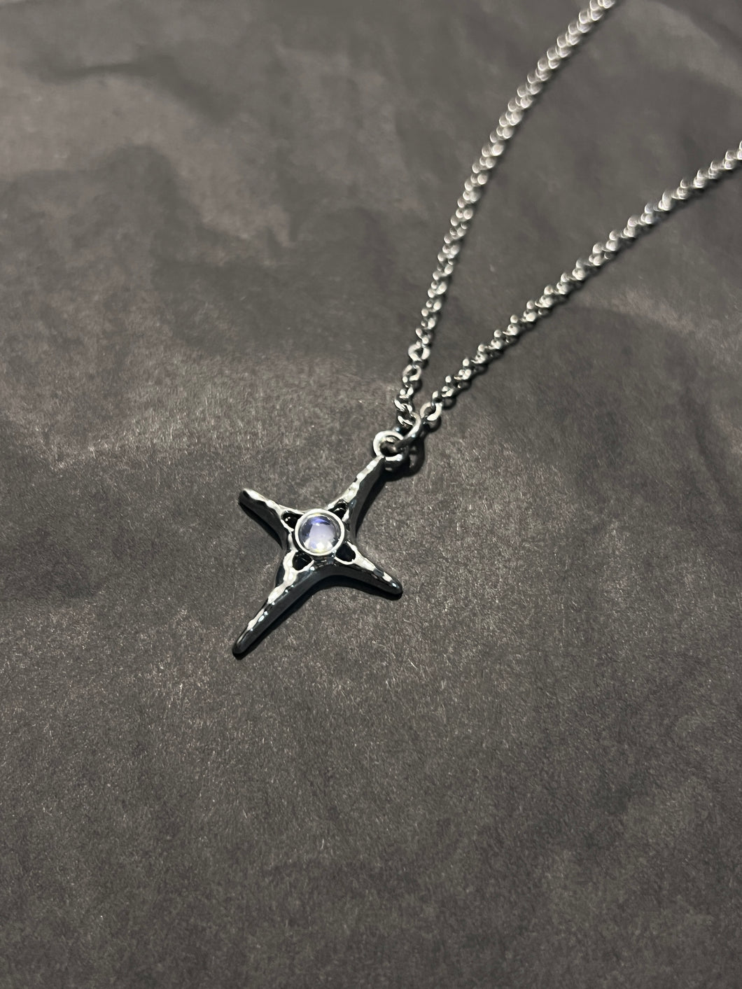 Opalite star necklace